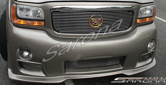 Custom Cadillac Escalade Front Bumper  SUV/SAV/Crossover (1999 - 2001) - $590.00 (Part #CD-006-FB)